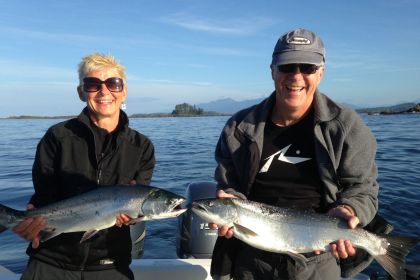 Coho Salmon (Silvers) at Tree Island